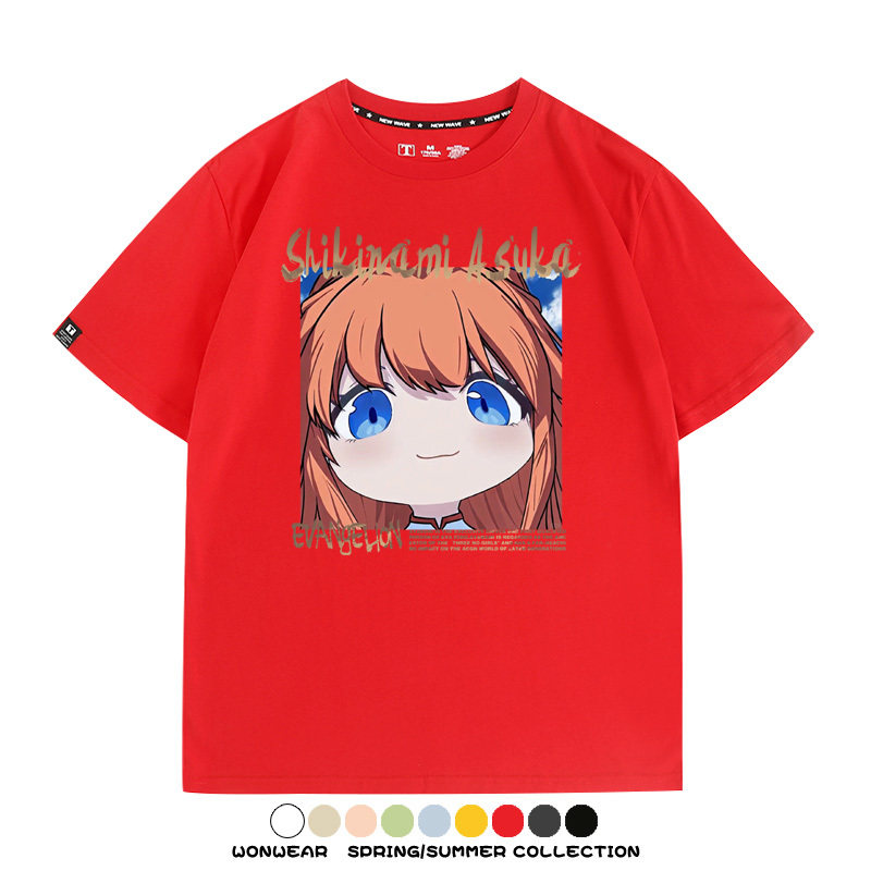 EVA可愛大頭表情 親子情侶裝寬鬆短袖T