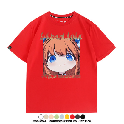 EVA可愛大頭表情 親子情侶裝寬鬆短袖T