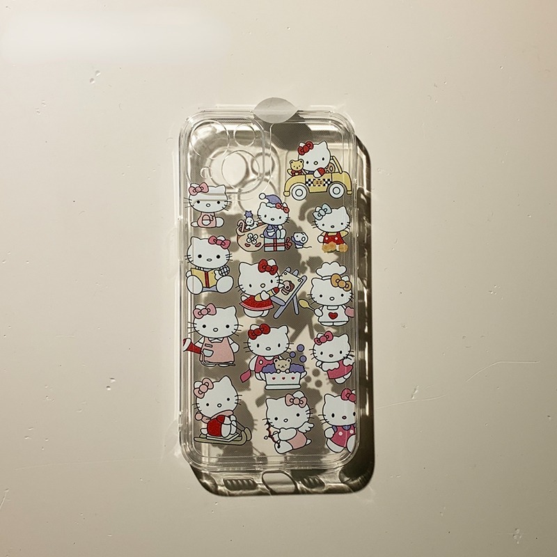 蘋果 系列凱蒂貓透明防摔軟殼