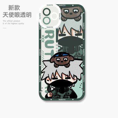 蘋果 系列Q版火影忍者天使眼透明防摔軟殼