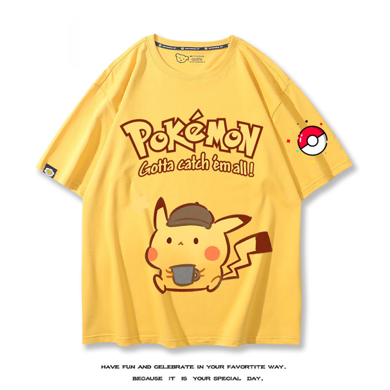 Q版精靈寶可夢 2024親子情侶男女同款 T恤
