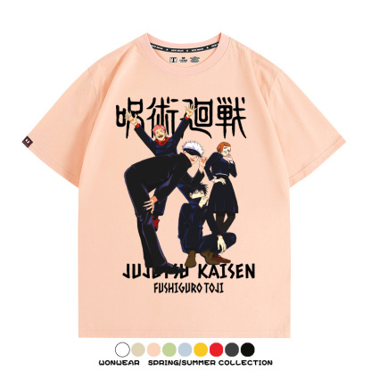 咒術迴戰動漫周邊聯名 親子情侶裝寬鬆短袖T