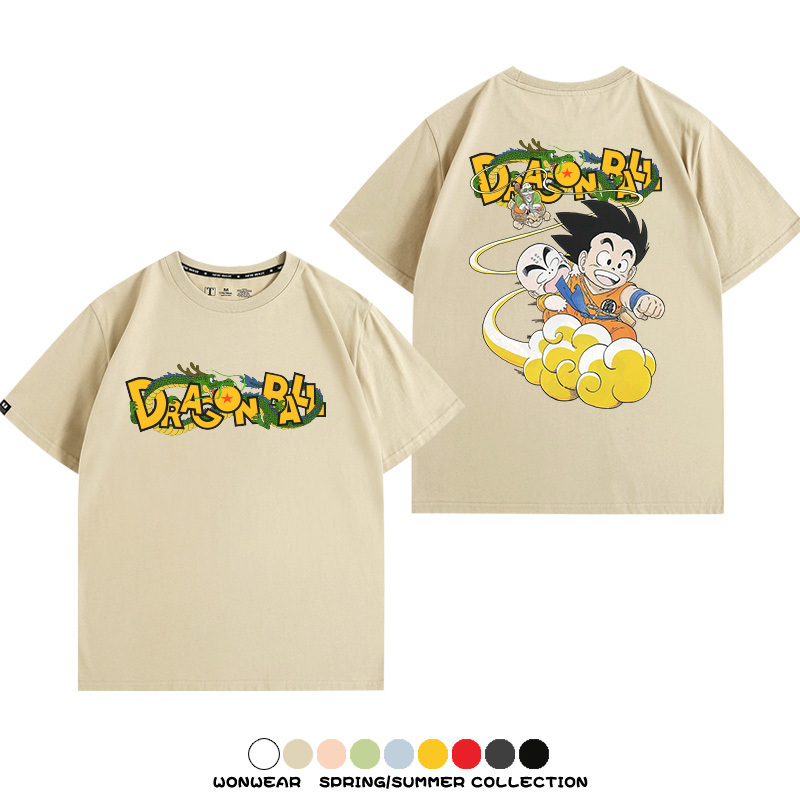 七龍珠 動漫周邊寬鬆百搭純棉短袖t-shirt