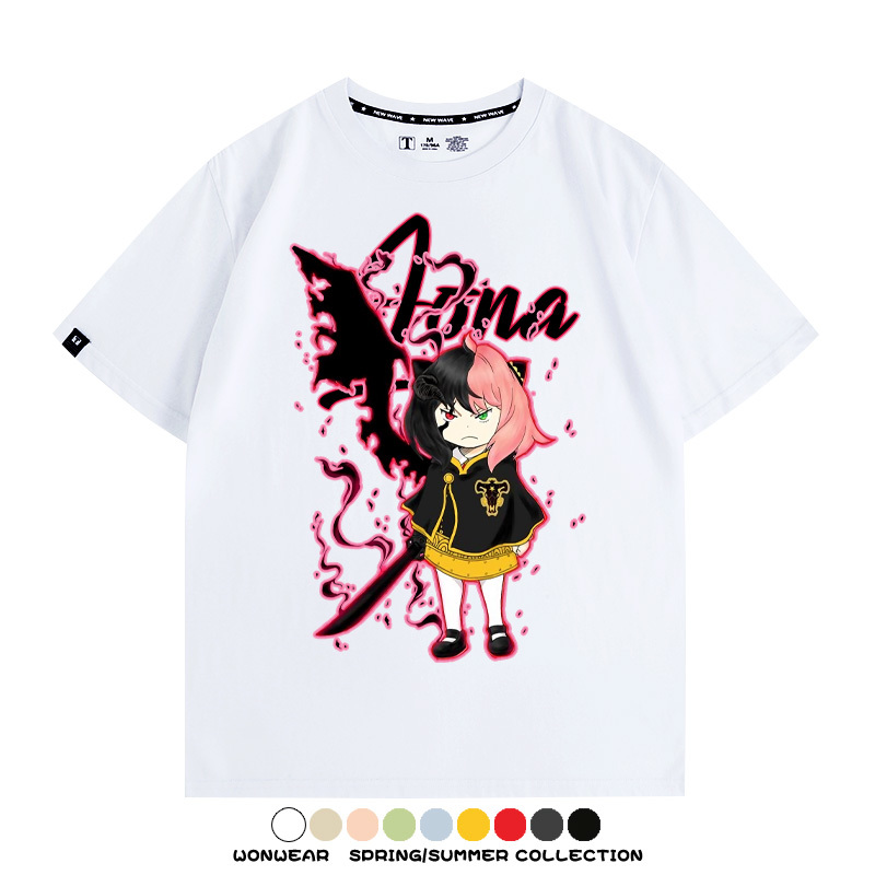 間諜家家酒x黑色四葉草 親子情侶裝寬鬆短袖T