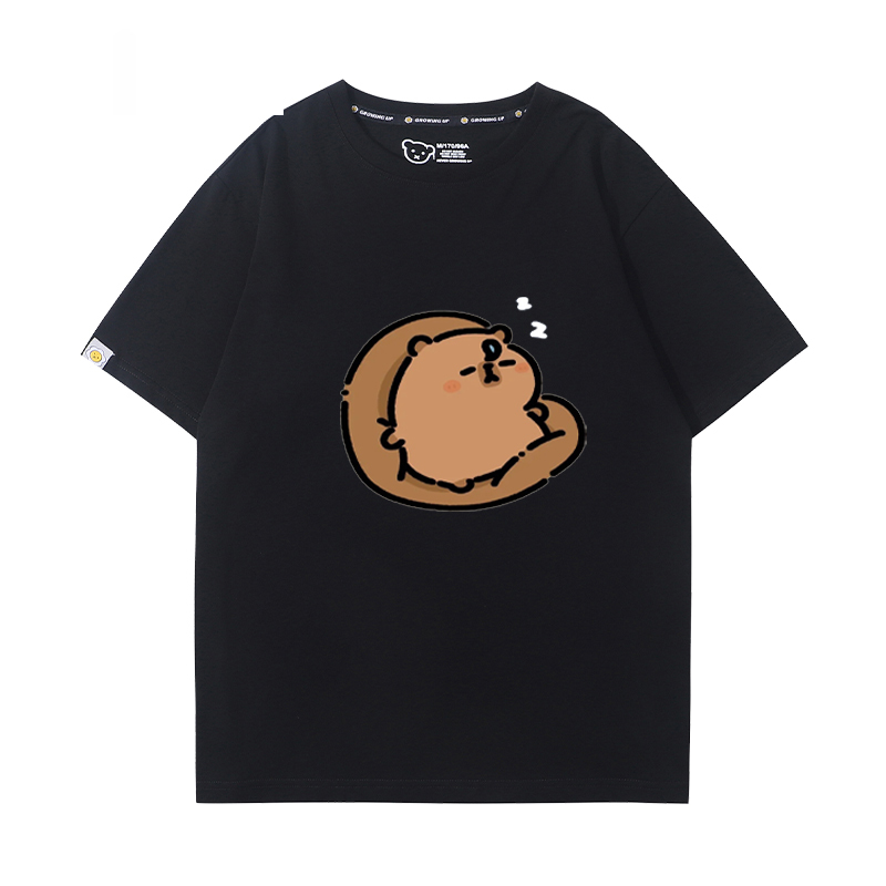 卡皮巴拉 2024親子情侶男女同款 T恤