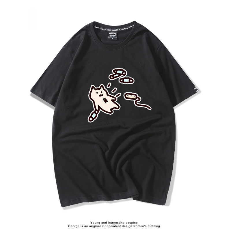 每日一貓 2024親子情侶男女同款 T恤