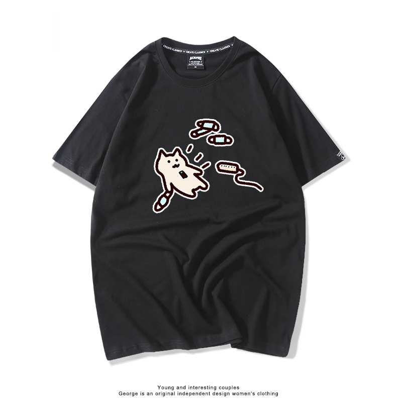 每日一貓 2024親子情侶男女同款 T恤