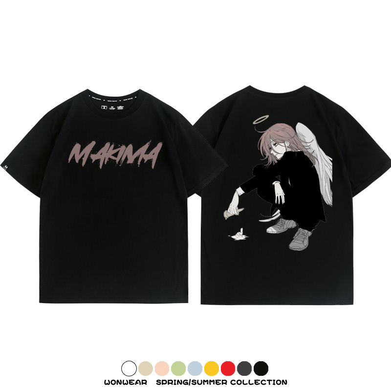 鏈鋸人動漫周邊短袖T恤