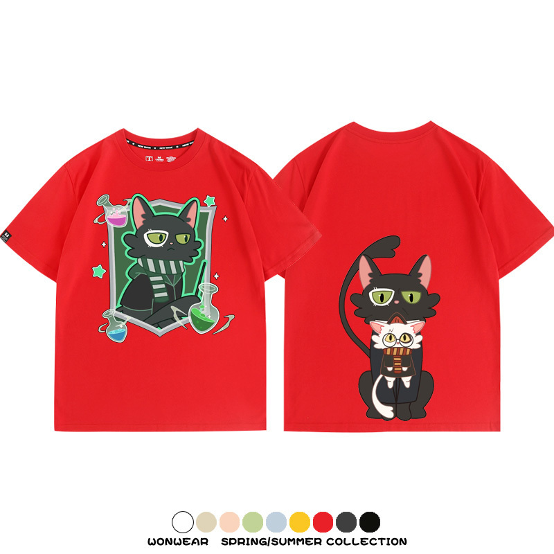 鈴芽之旅大臣聯名哈利波特 親子情侶裝寬鬆短袖T