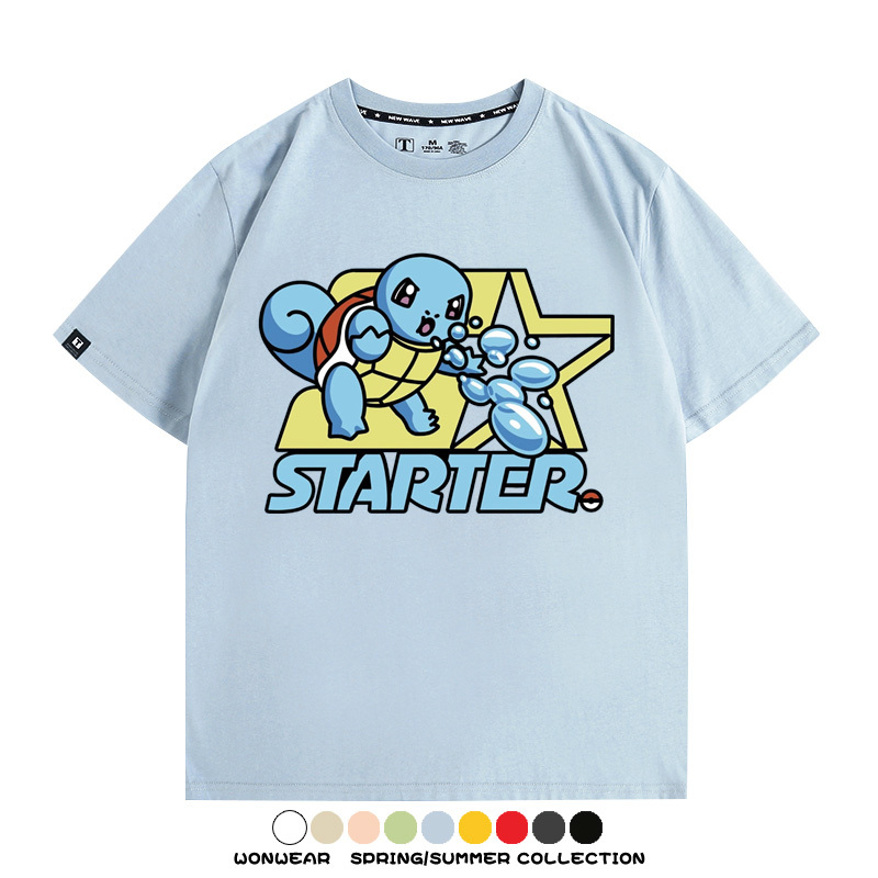 精靈寶可夢Q版動漫周邊短袖T恤