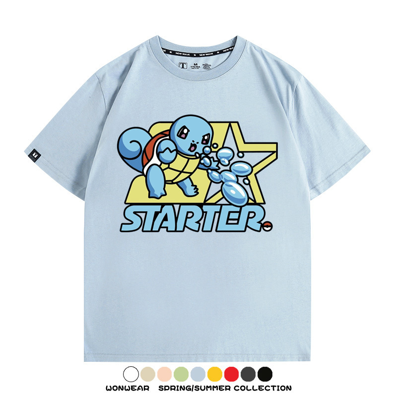 精靈寶可夢Q版動漫周邊短袖T恤