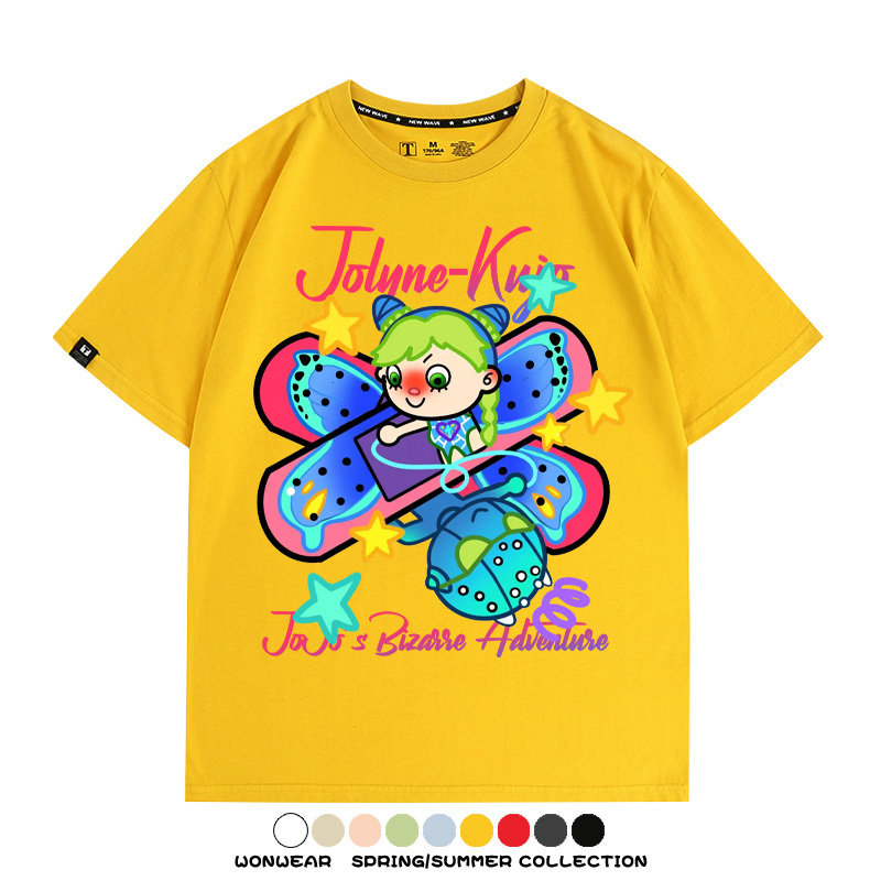 JOJO的奇妙冒險空條徐倫動漫周邊短袖T恤