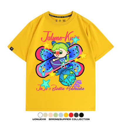 JOJO的奇妙冒險空條徐倫動漫周邊短袖T恤
