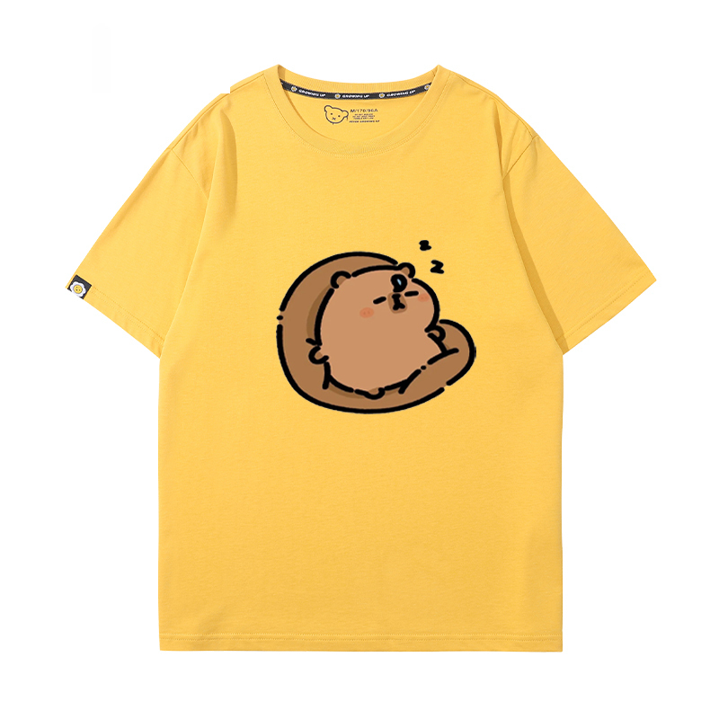 卡皮巴拉 2024親子情侶男女同款 T恤