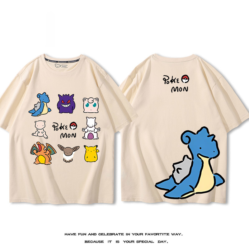 精靈寶可夢 2024親子情侶男女同款 T恤