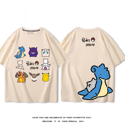 精靈寶可夢 2024親子情侶男女同款 T恤