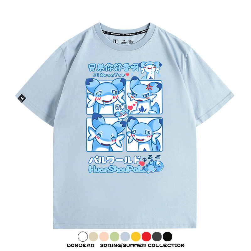 幻獸帕魯 旋疾鼬卡通Q版可愛周邊寬鬆短袖T-shirt