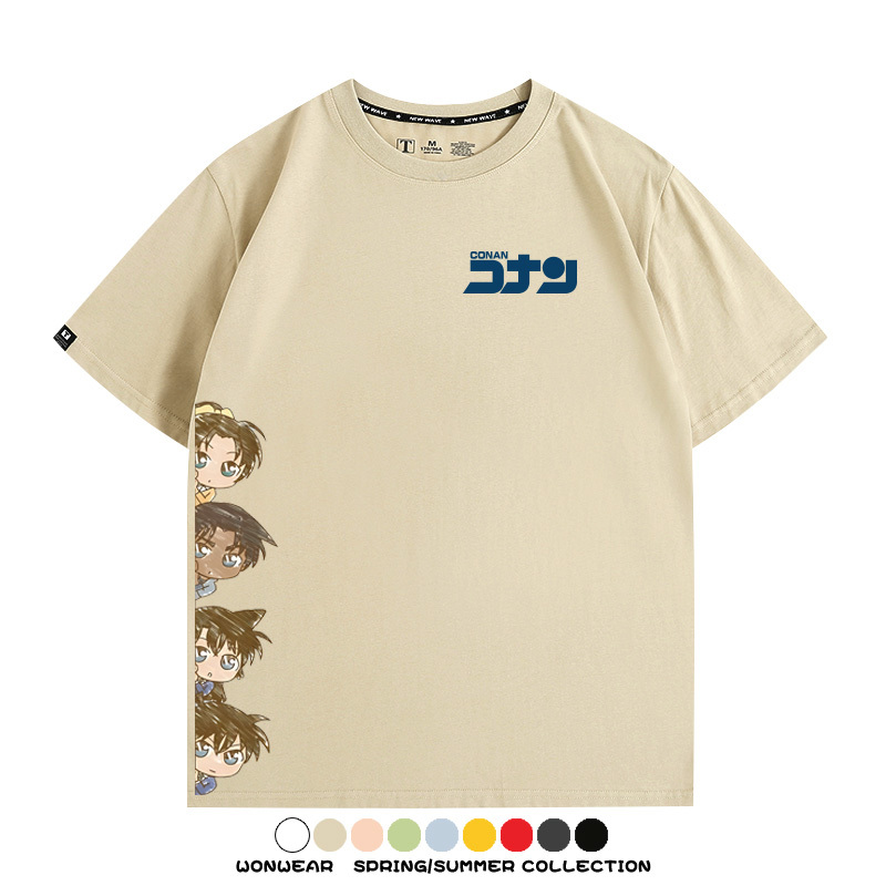 名偵探柯南聯名 親子情侶寬鬆短袖T