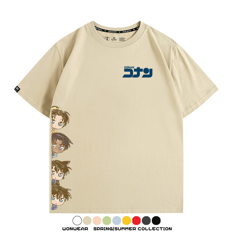 名偵探柯南聯名 親子情侶寬鬆短袖T