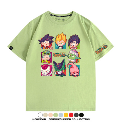 七龍珠Q版 親子情侶裝寬鬆短袖T