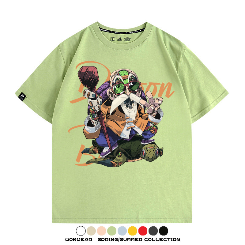 機械聯名七龍珠 親子情侶裝寬鬆短袖T