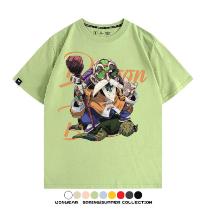 機械聯名七龍珠 親子情侶裝寬鬆短袖T