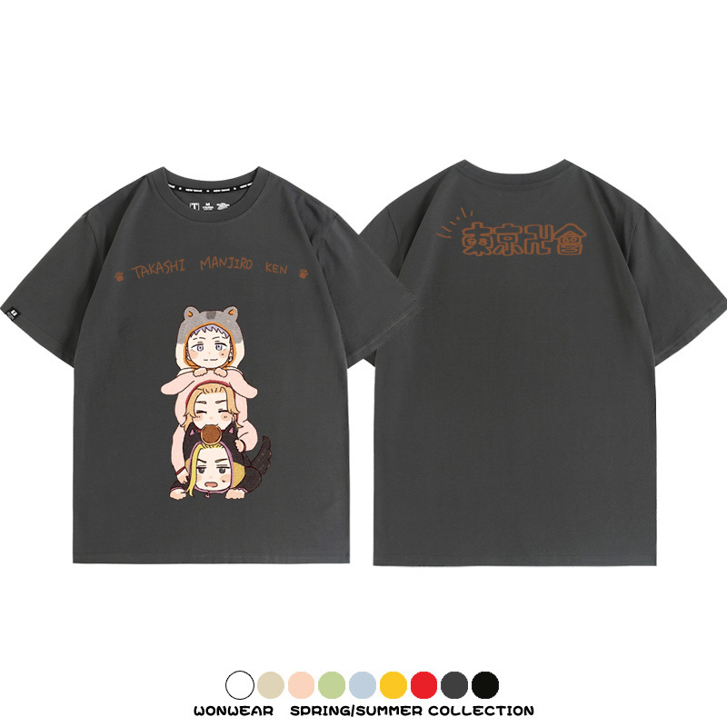 東京卍復仇者聯名 親子情侶裝寬鬆短袖T