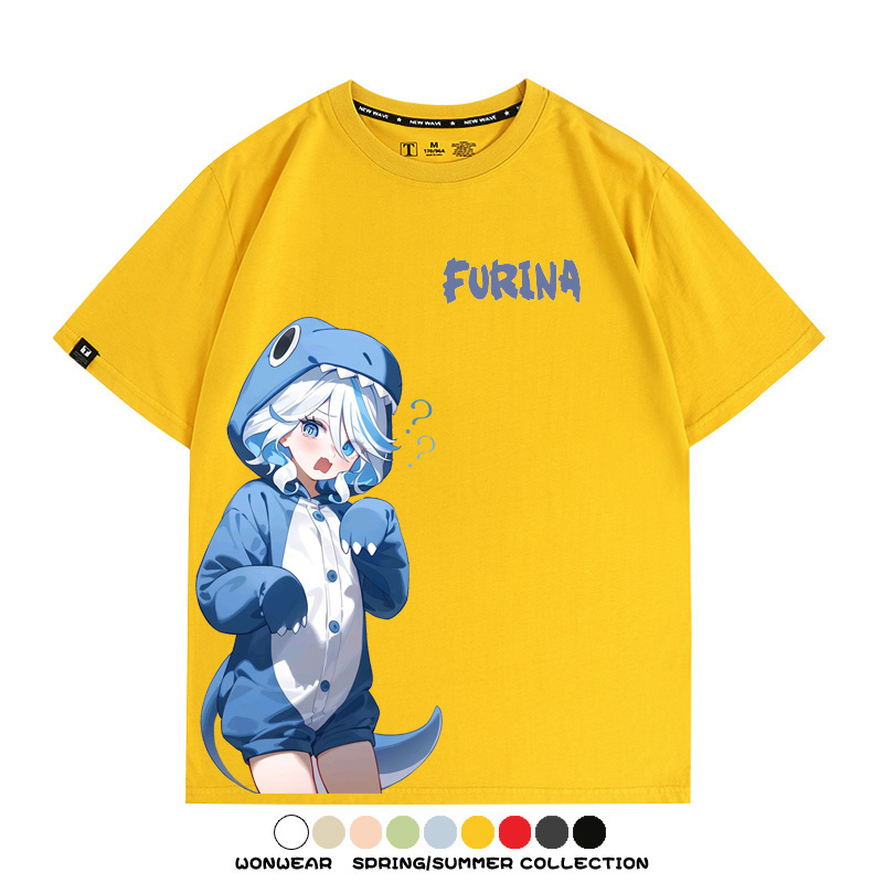 原神芙寧娜 親子情侶裝寬鬆短袖T