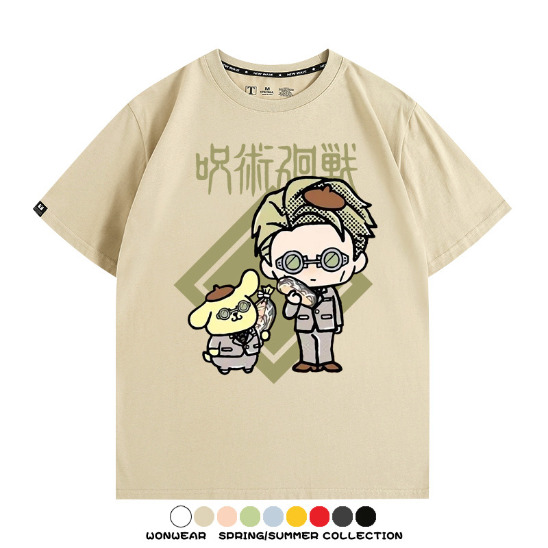 咒術迴戰聯名三麗鷗 親子情侶裝寬鬆短袖T