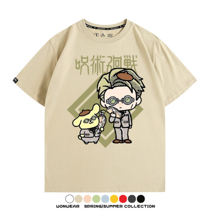 咒術迴戰聯名三麗鷗 親子情侶裝寬鬆短袖T