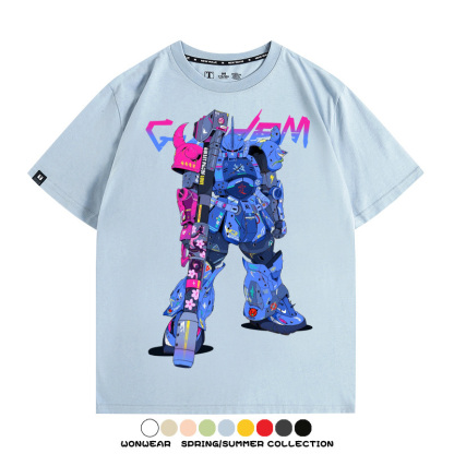 機動戰士鋼彈聯名 親子情侶裝寬鬆短袖T