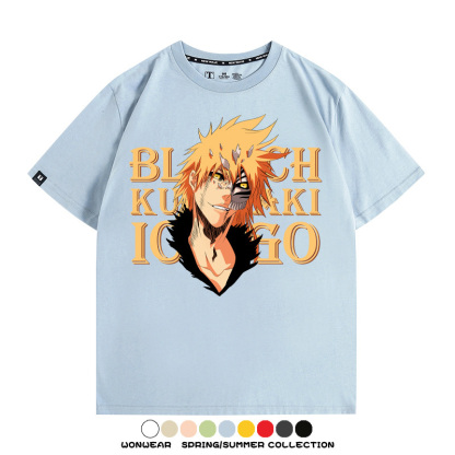 黑崎一護死神動漫周邊短袖T恤