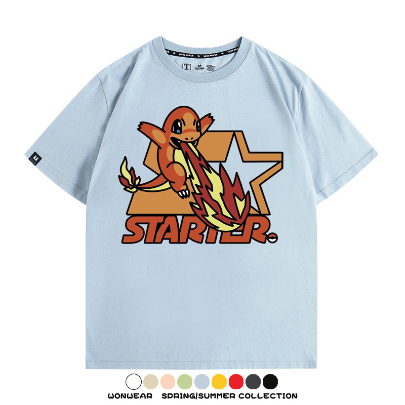 精靈寶可夢Q版動漫周邊短袖T恤