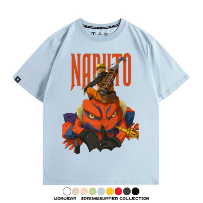 火影忍者蛤蟆吉旋渦鳴人動漫周邊短袖T恤