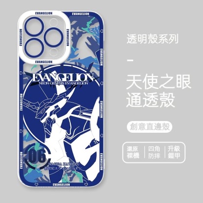 蘋果 系列EVA新世紀福音戰士 天使眼透明防摔軟殼