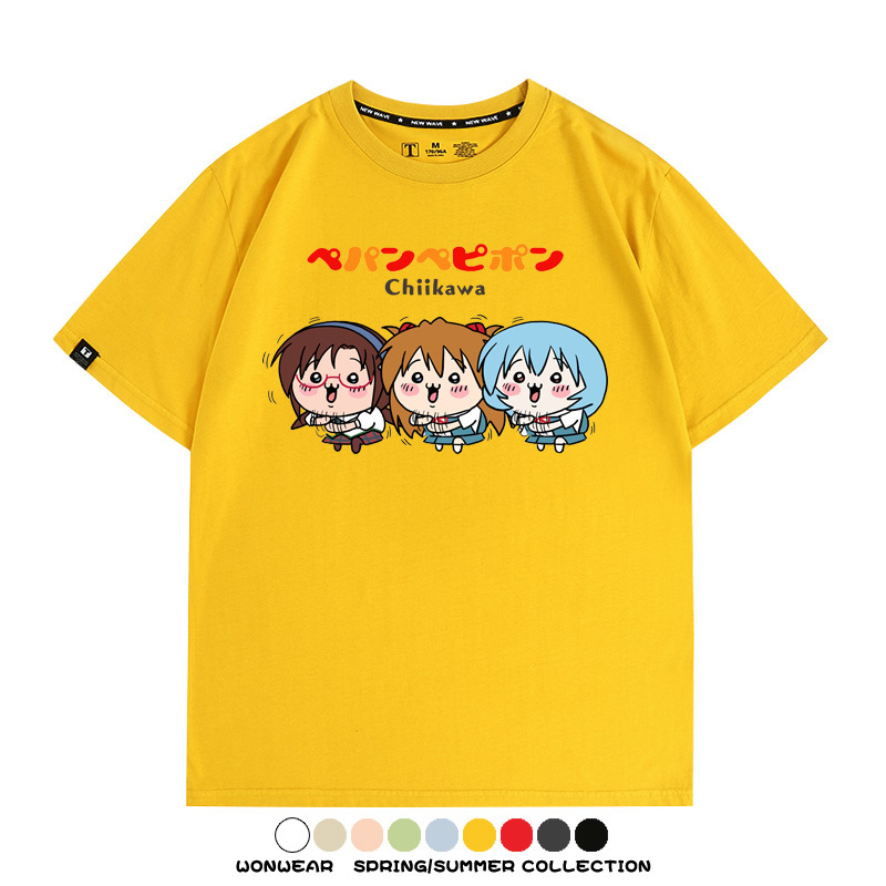 Chiikawa聯動EVA 親子情侶裝寬鬆短袖T