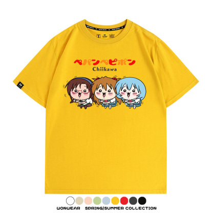 Chiikawa聯動EVA 親子情侶裝寬鬆短袖T