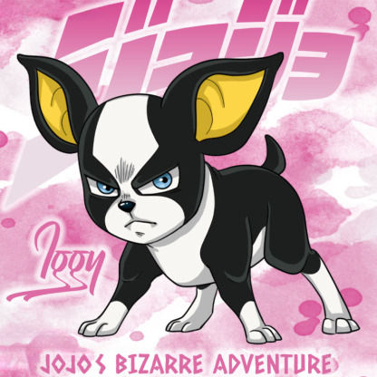 JOJO的奇妙冒險聯名伊奇愚者替身 親子情侶裝寬鬆短袖T