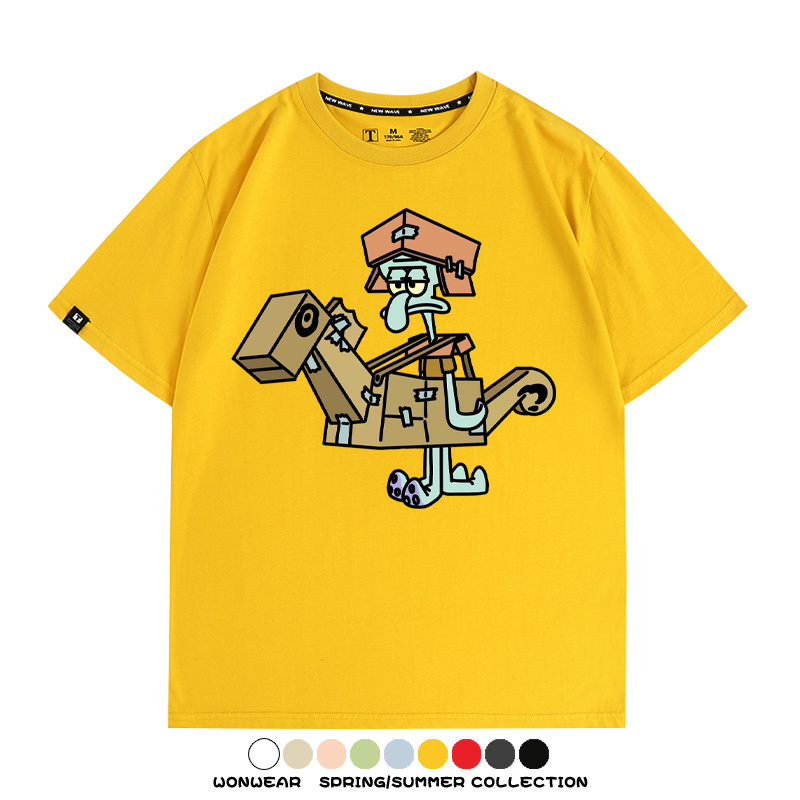 海綿寶寶惡搞動漫周邊短袖T恤