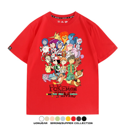 精靈寶可夢神奇寶貝動漫周邊短袖T恤
