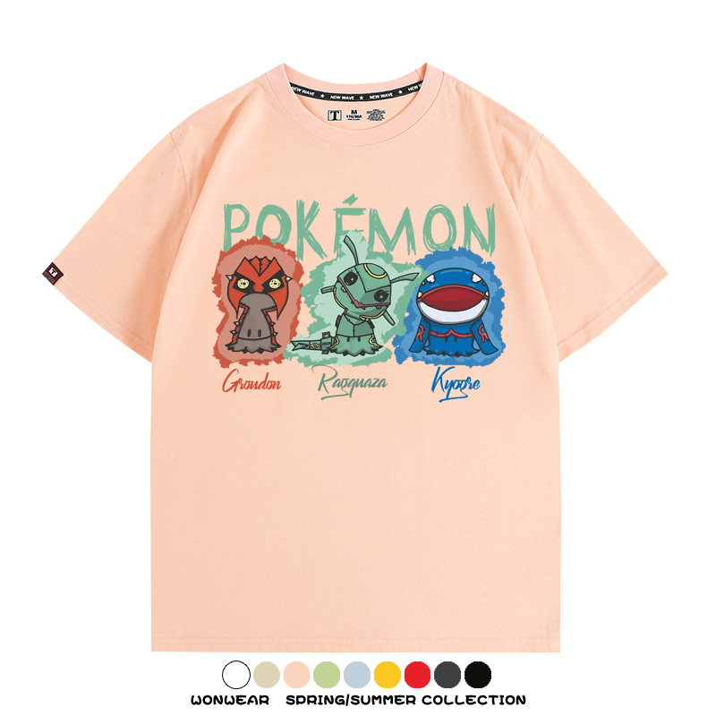 精靈寶可夢Q版 親子情侶裝寬鬆短袖T