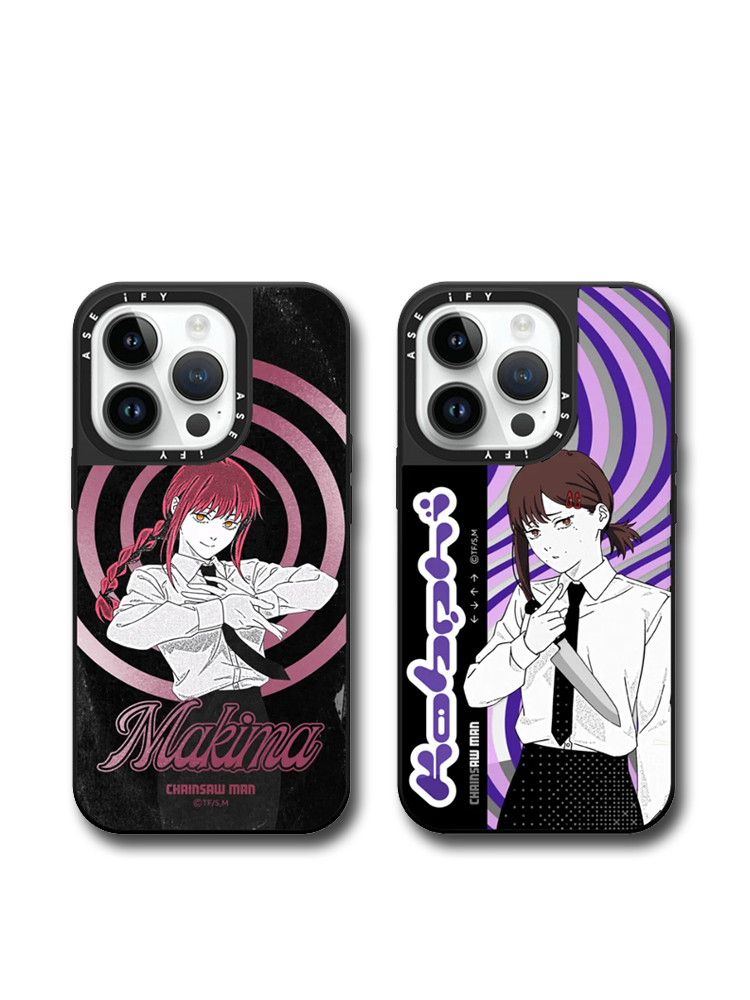 蘋果 系列鏈鋸人 亞克力鏡面保護殼