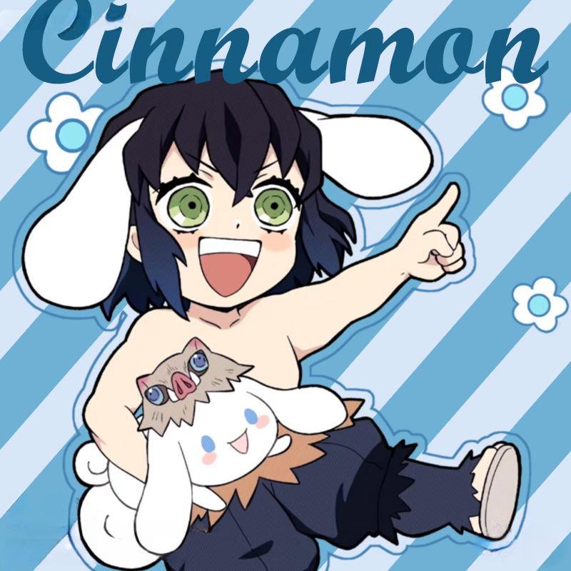 鬼滅之刃聯名三麗鷗 親子情侶裝寬鬆短袖T