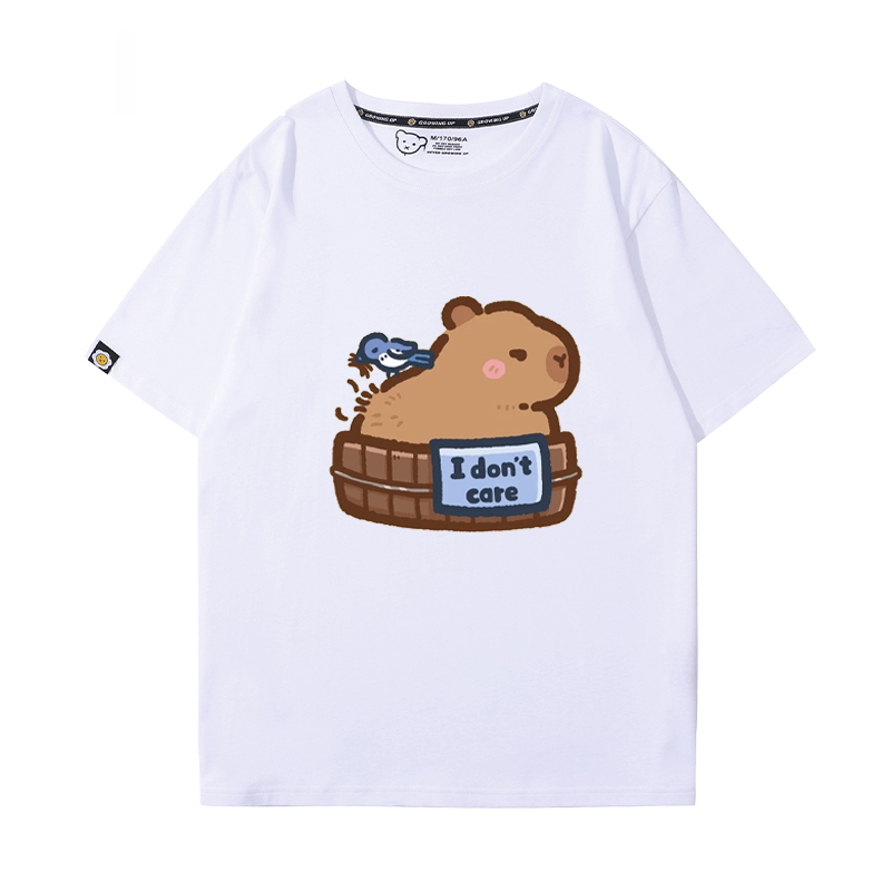 卡皮巴拉 2024親子情侶男女同款 T恤