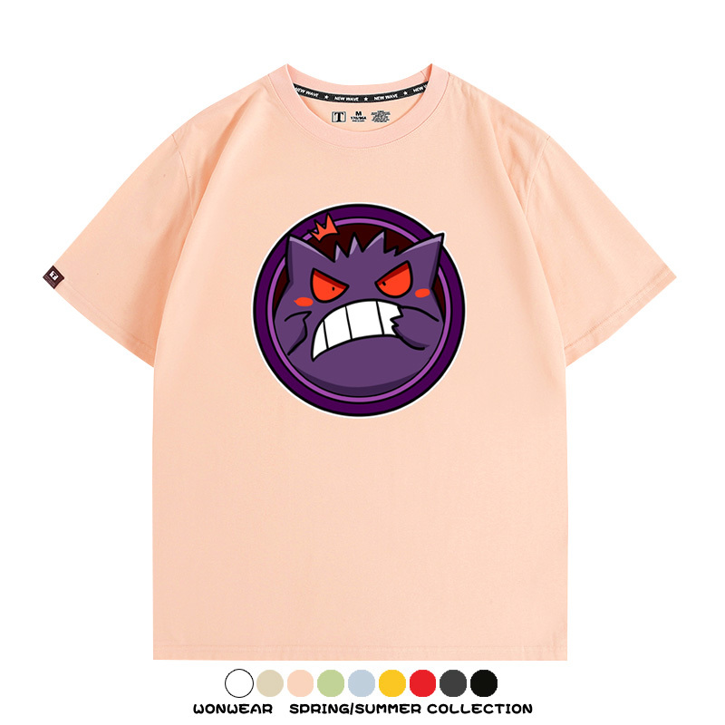 寶可夢卡通可愛頭像合集 親子情侶寬鬆短袖T