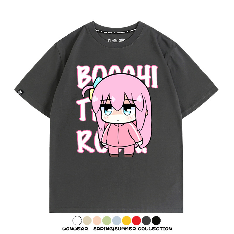 Q版孤獨搖滾 親子情侶裝寬鬆短袖T