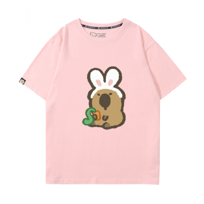 卡皮巴拉 2024親子情侶男女同款 T恤