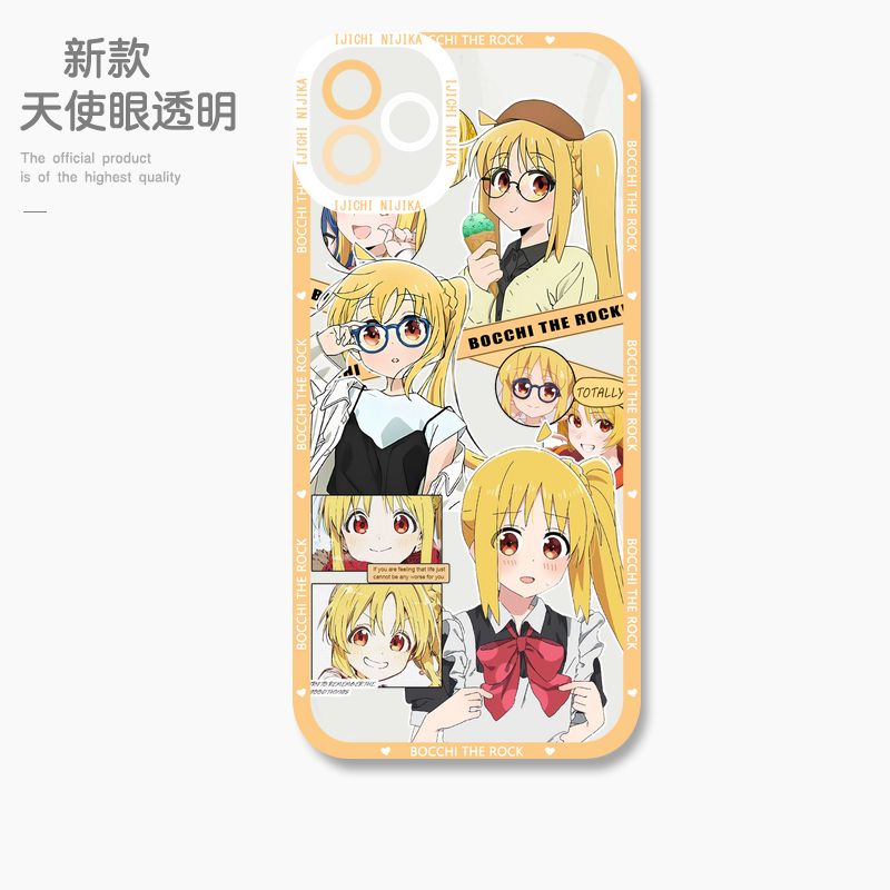 蘋果 系列孤獨搖滾天使眼透明防摔軟殼