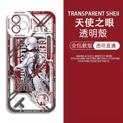 蘋果 系列原神 天使眼透明防摔軟殼