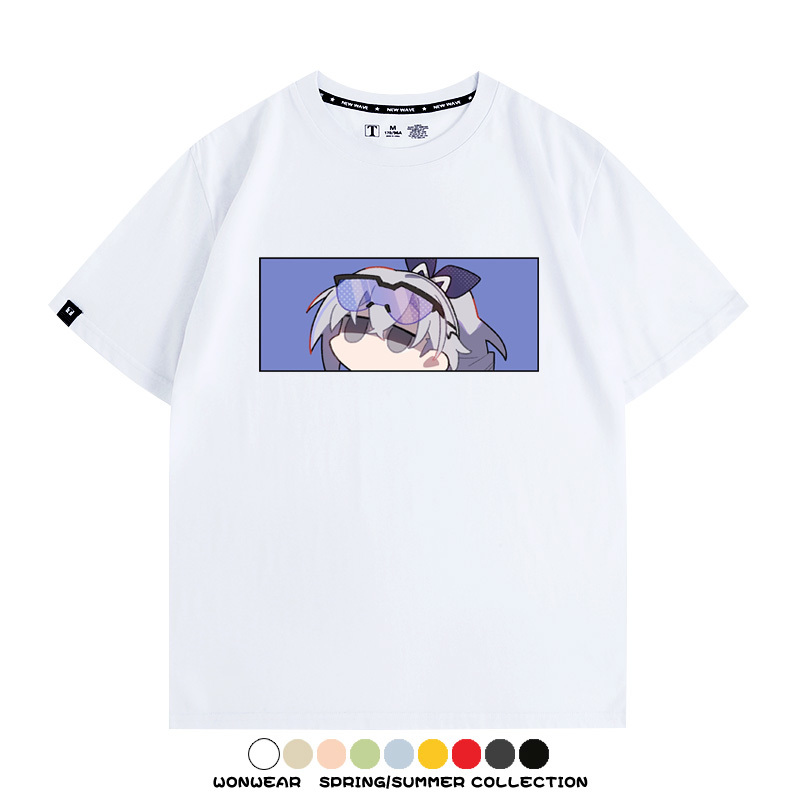 崩壞:星穹鐵道銀狼小姐 親子情侶寬鬆短袖T